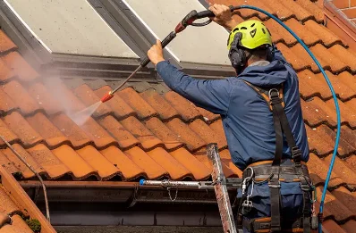 Démoussage et hydrofuge de toiture à Cuélas